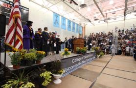 Ceremony In Gym For New Students